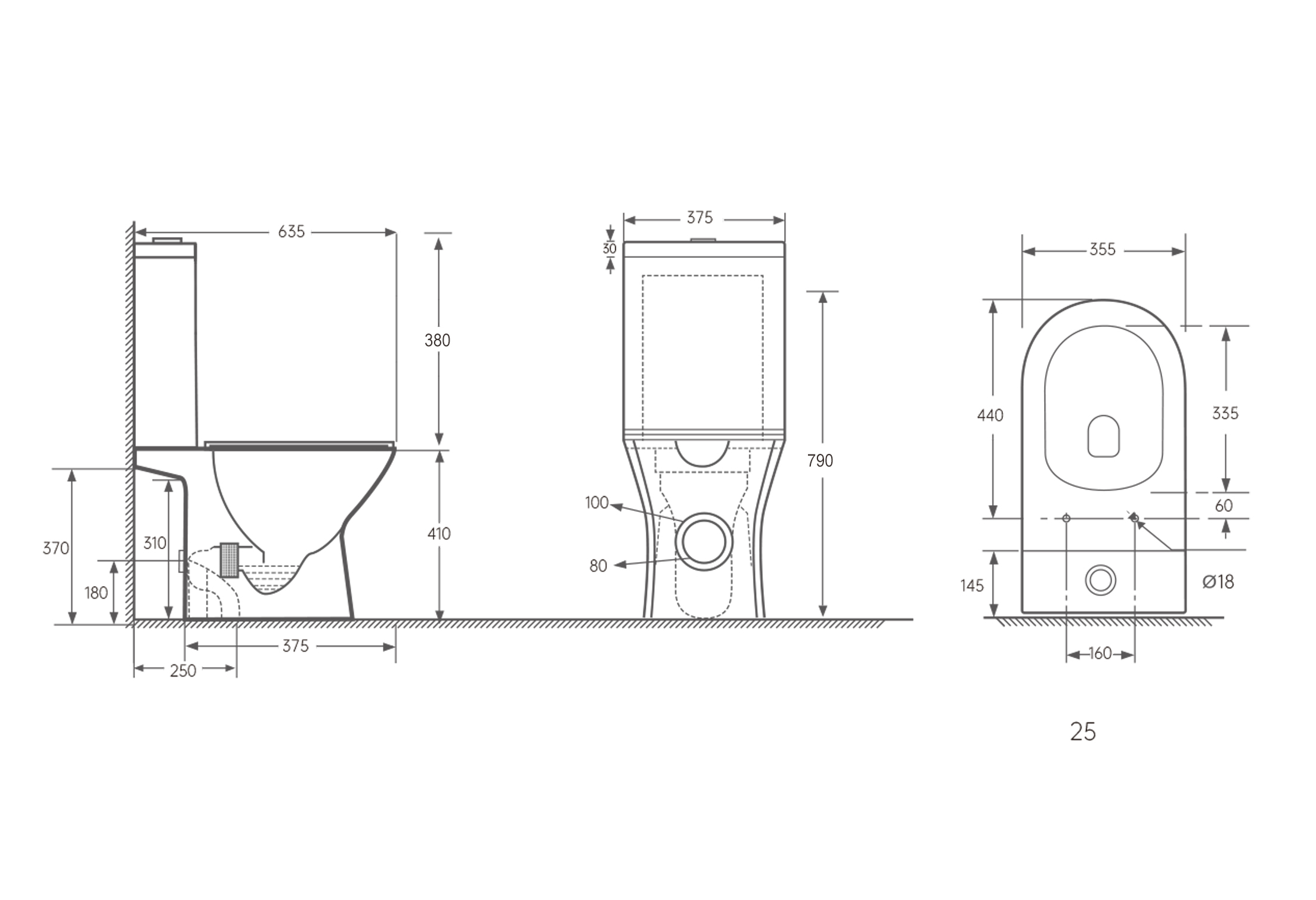 Унитаз-компакт BelBagno LOUNGE-TOR-2 BB2802CP/T-TOR/SC с сиденьем и смывом TORNADO 