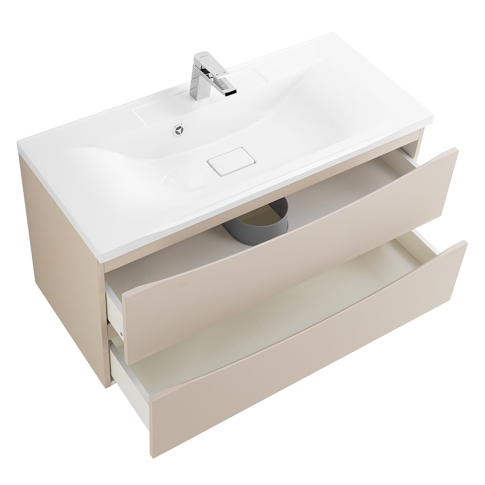Тумба подвесная с раковиной BelBagno MARINO-1000-2C-SO-CO-P
