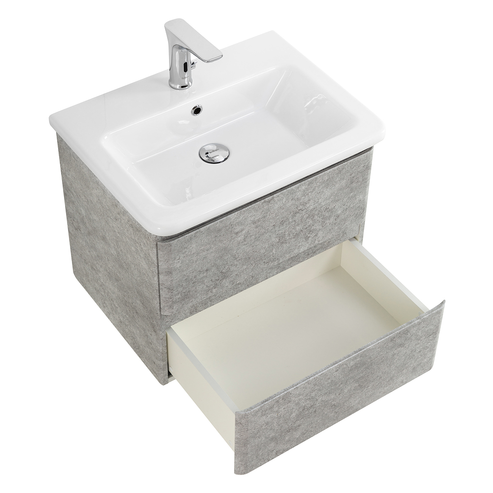Тумба подвесная с керамической раковиной BelBagno ALBANO-CER-600-2C-SO-CVG