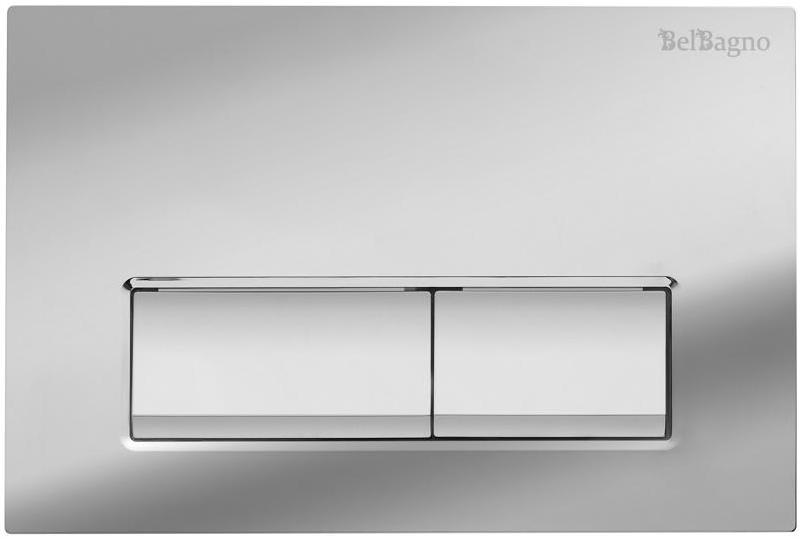 Кнопка смыва BelBagno BB-15R-CRM цвет хром