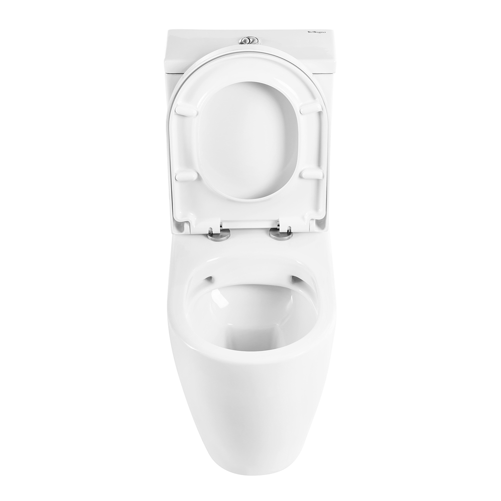 Унитаз-компакт безободковый BelBagno MARINO BB105CPR + BB105T