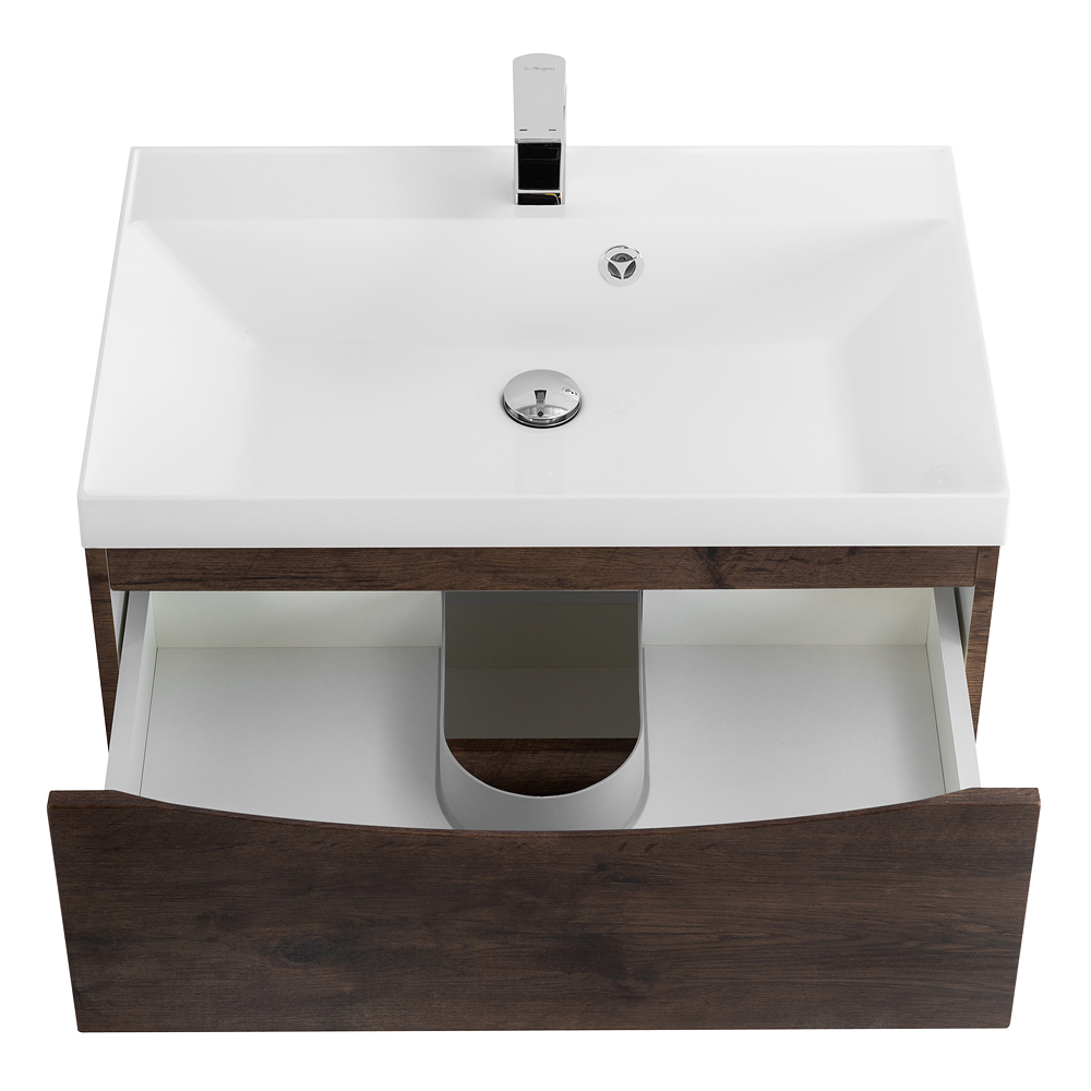Тумба подвесная с раковиной BelBagno MARINO-700-2C-SO-RW-P