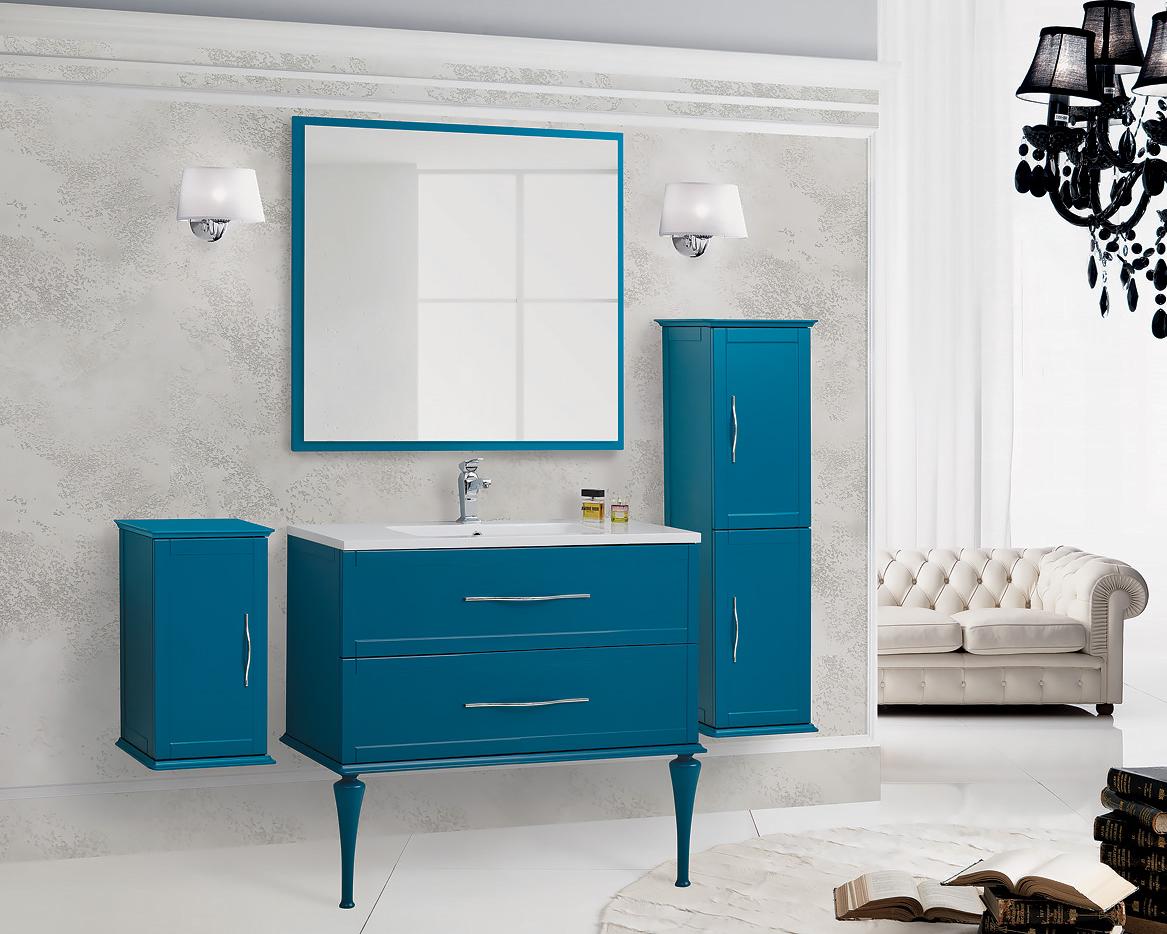 Мебель для ванной Cezares TIFFANY 100 Blu Petrolio