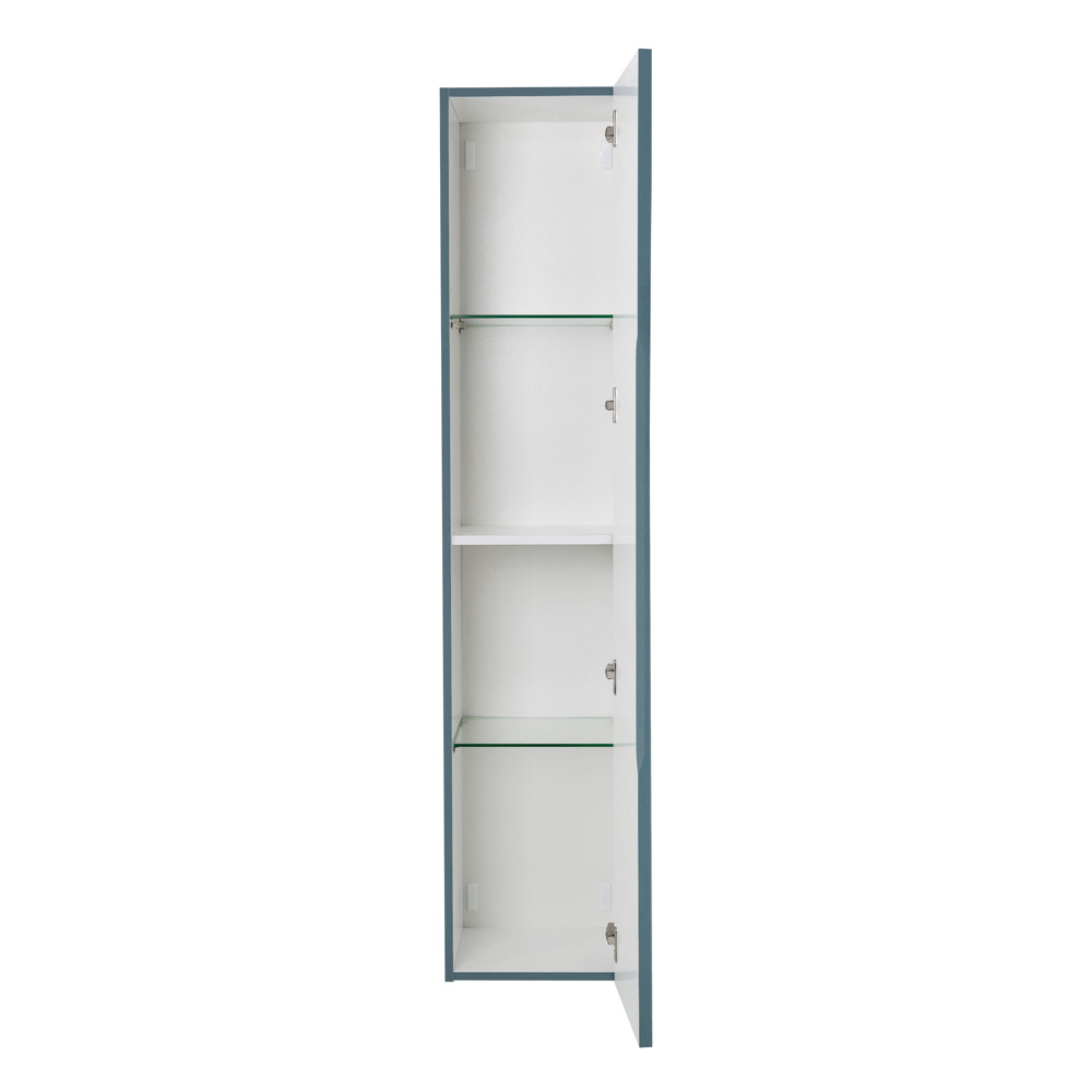 Пенал подвесной BelBagno UNO-1600-1A-SC-AO универсальный, Голубой матовый
