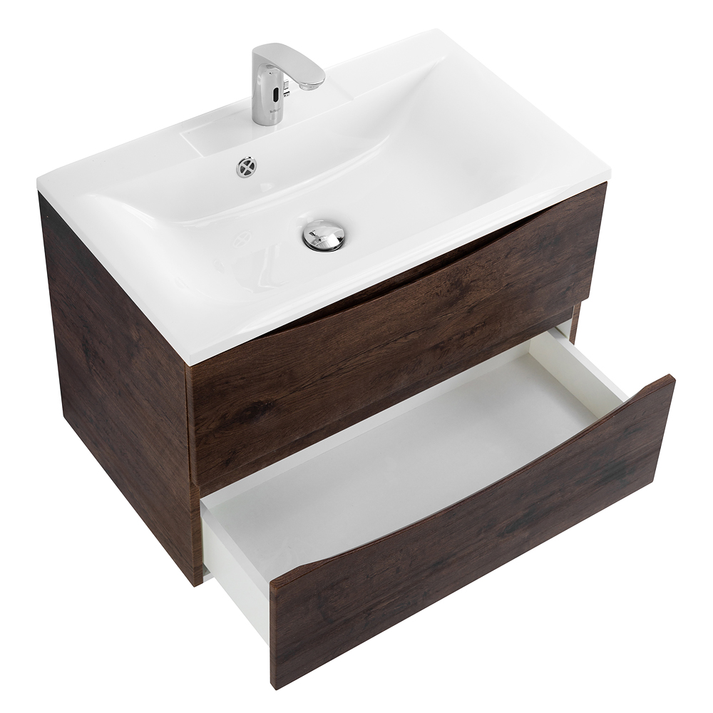 Тумба подвесная с раковиной BelBagno MARINO-750-2C-SO-RW-P