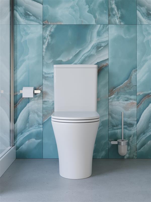 Унитаз-компакт BelBagno ACQUA-TOR BB2801CP-TOR/SC + BB2801T безободковый с сиденьем и смывом TORNADO 