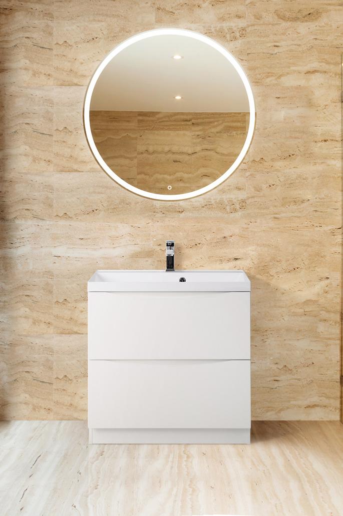 Тумба напольная с раковиной BelBagno MARINO-700-2C-PIA-BL-P