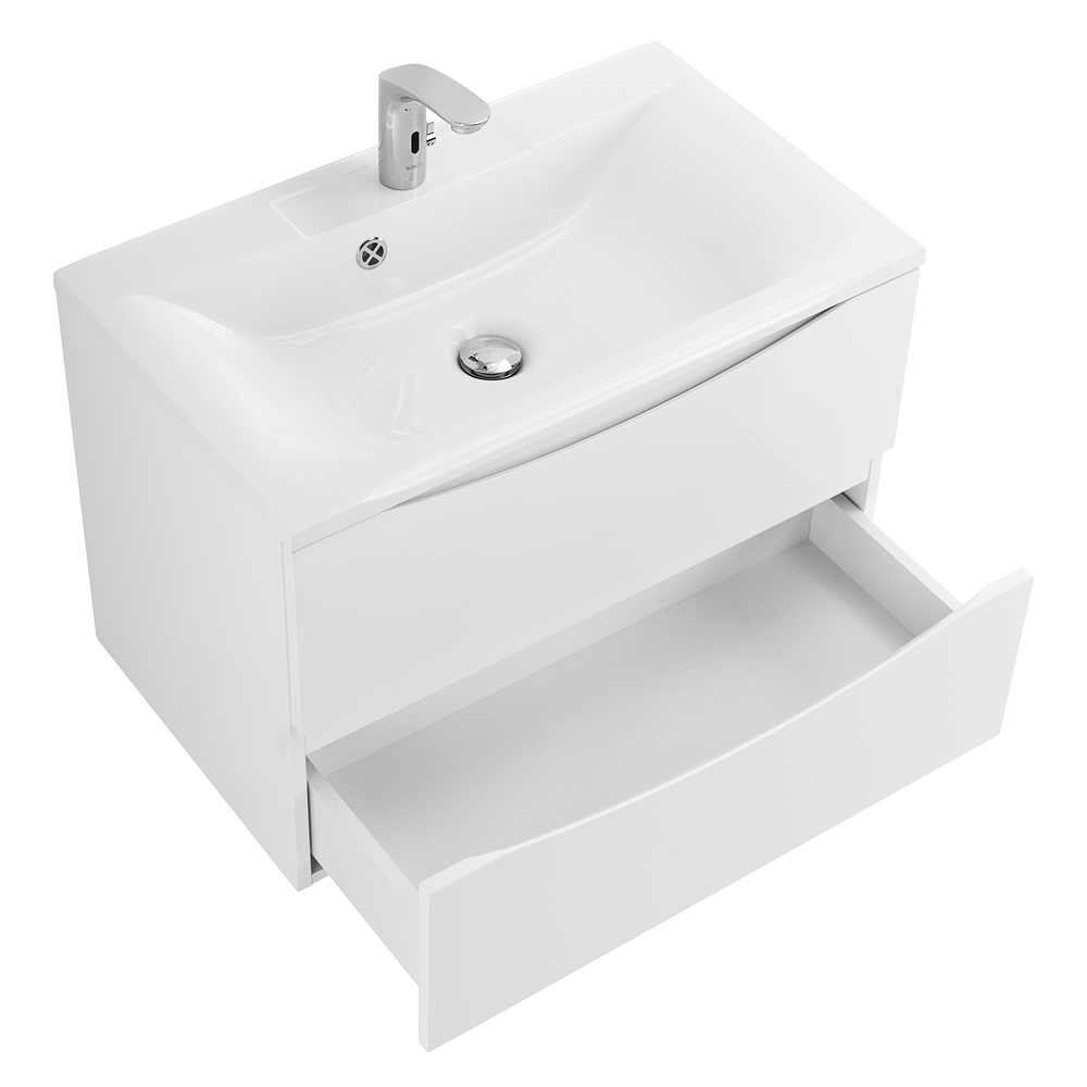 Тумба подвесная с раковиной BelBagno MARINO-750-2C-SO-BO-P