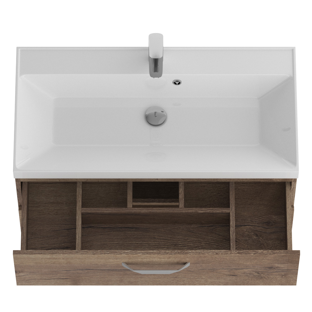 Тумба с раковиной BelBagno AURORA-900-2C-SO-RT