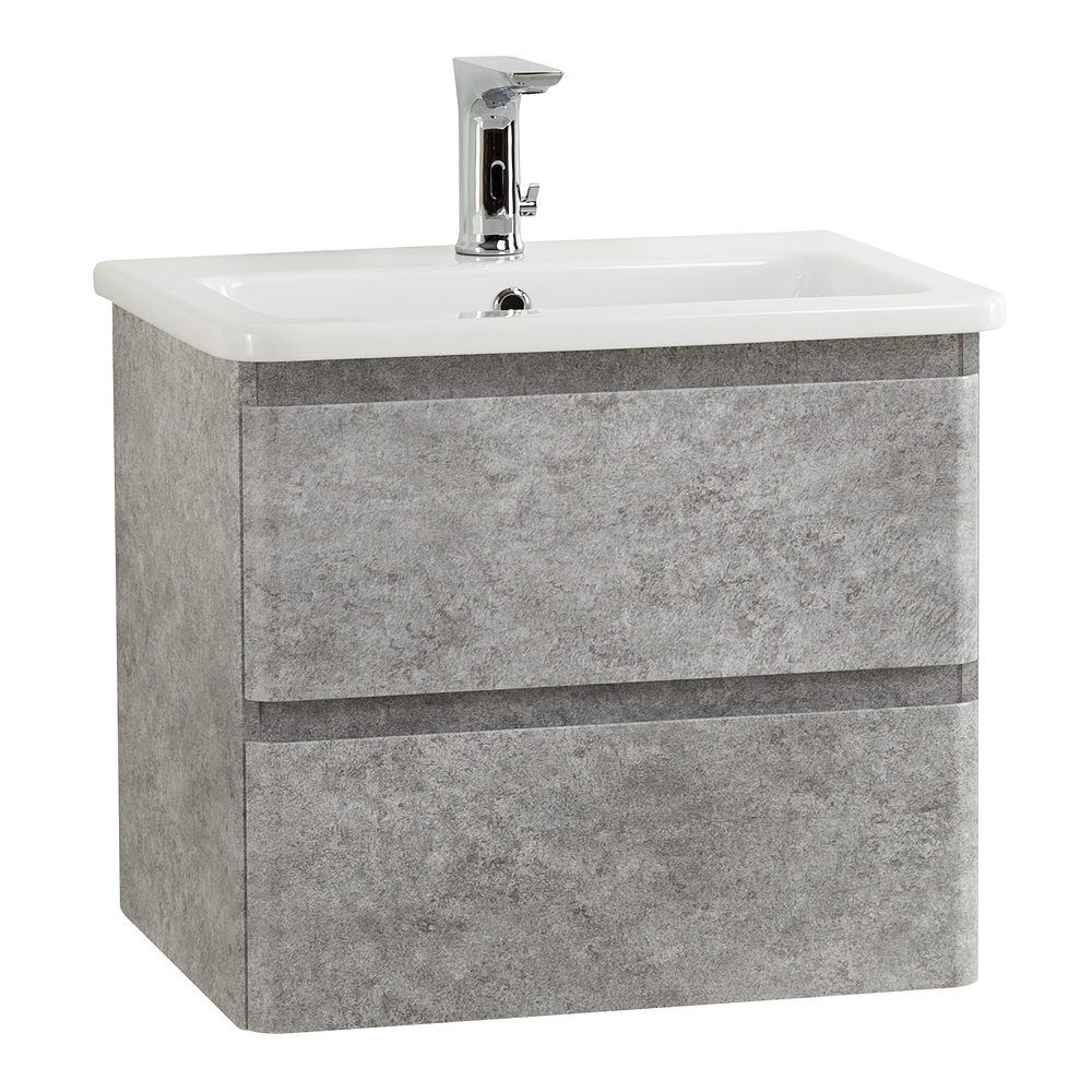 Тумба подвесная с керамической раковиной BelBagno ALBANO-CER-600-2C-SO-CVG