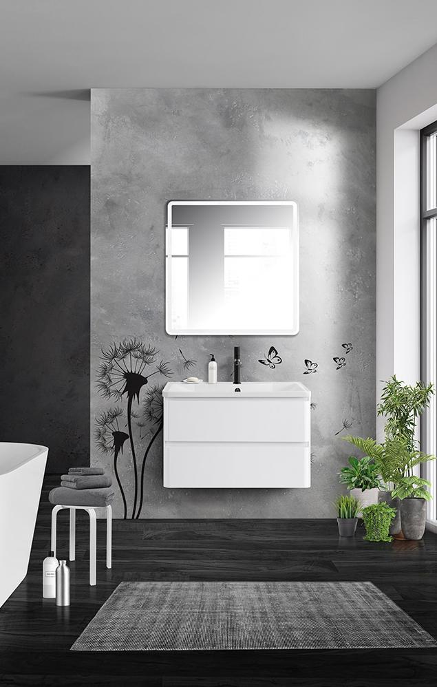купить Тумба подвесная с раковиной BelBagno ALBANO-900-2C-SO-BL 