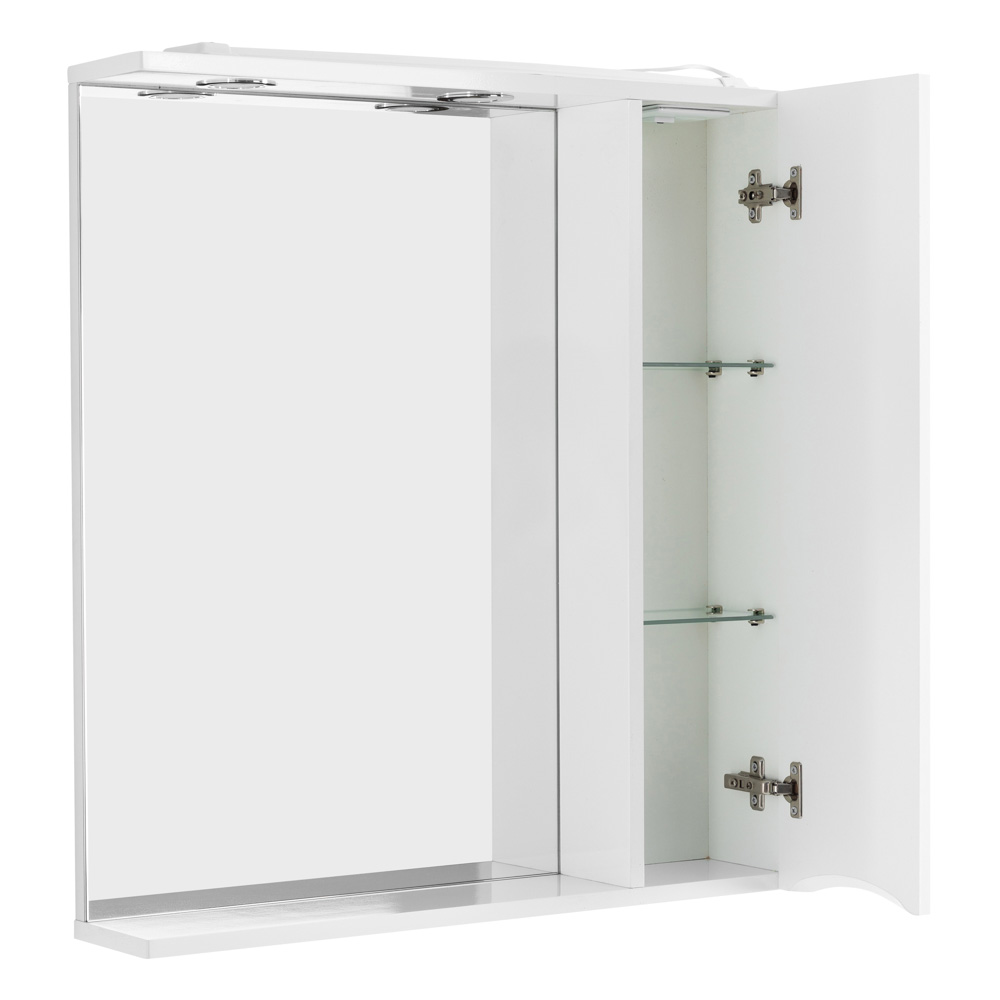 Зеркальный шкаф правосторонний BelBagno MARINO-SPC-700/750-1A-BL-P-R