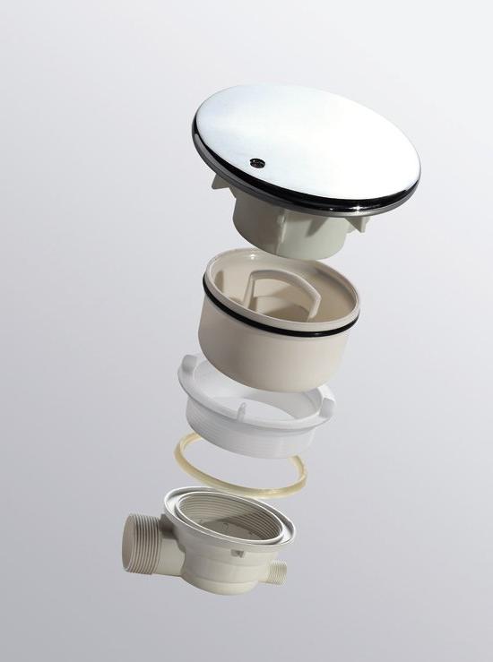 Акриловый поддон 85х85 Cezares TRAY-A-R-85-550-15-W с сифоном