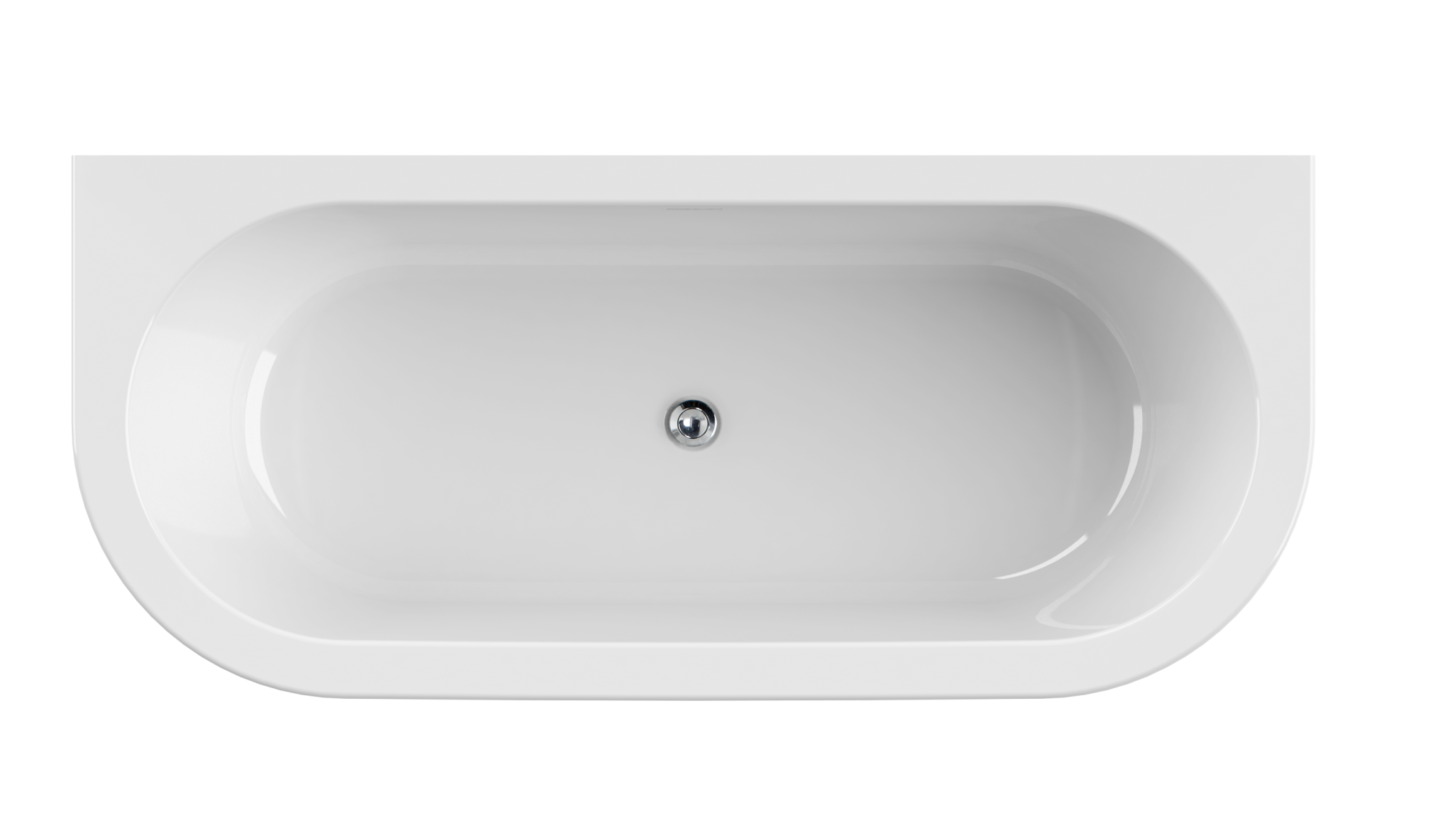 Ванна акриловая 180х80 Cezares SLIM WALL-180-80-60-W37-SET
