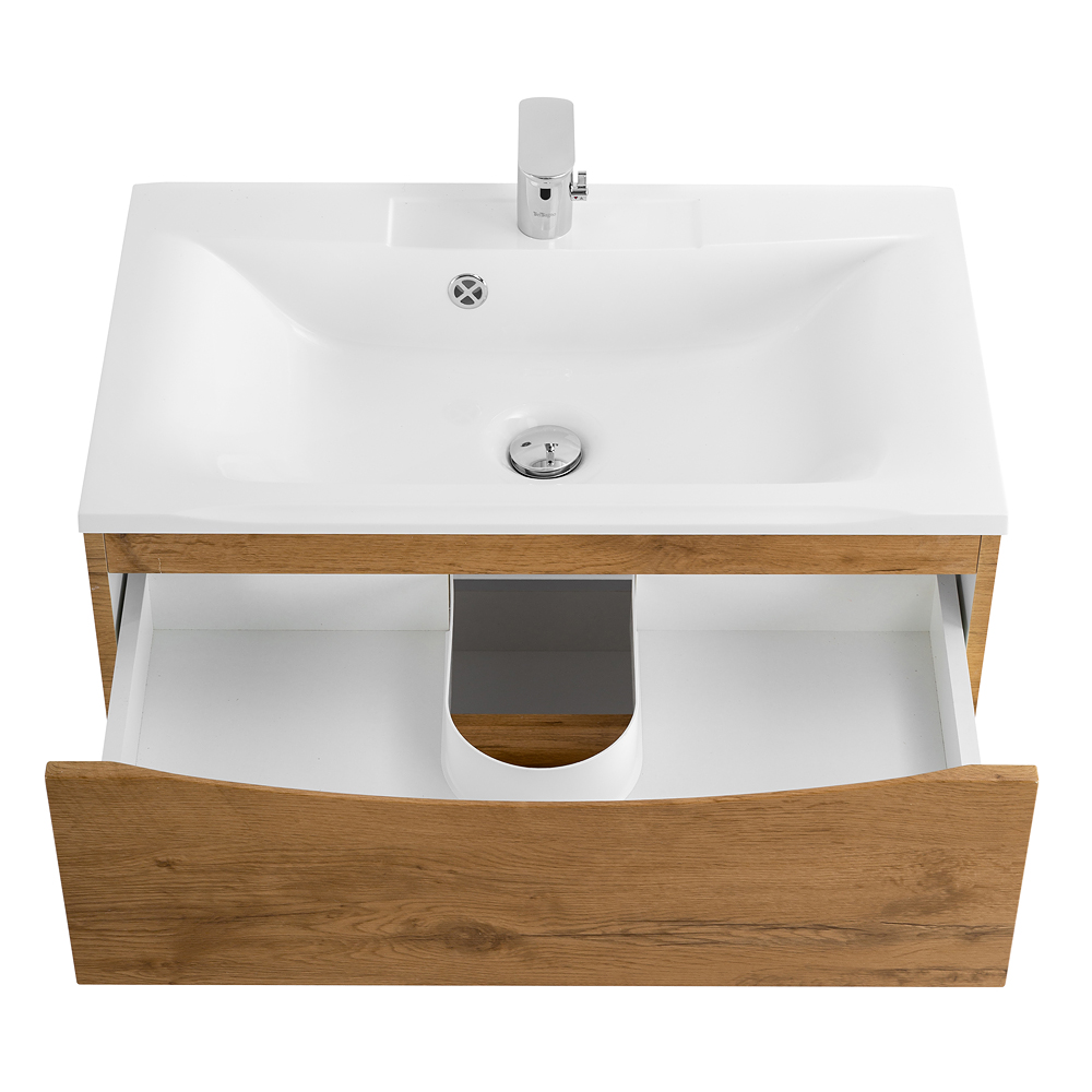 Тумба подвесная с раковиной BelBagno MARINO-750-2C-SO-RN-P