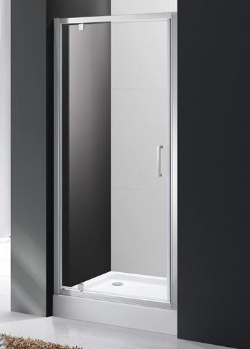 Дверь в проём Cezares MOLVENO-BA-1-100-C-CR-IV, 100х195, профиль хром, стекло прозрачное