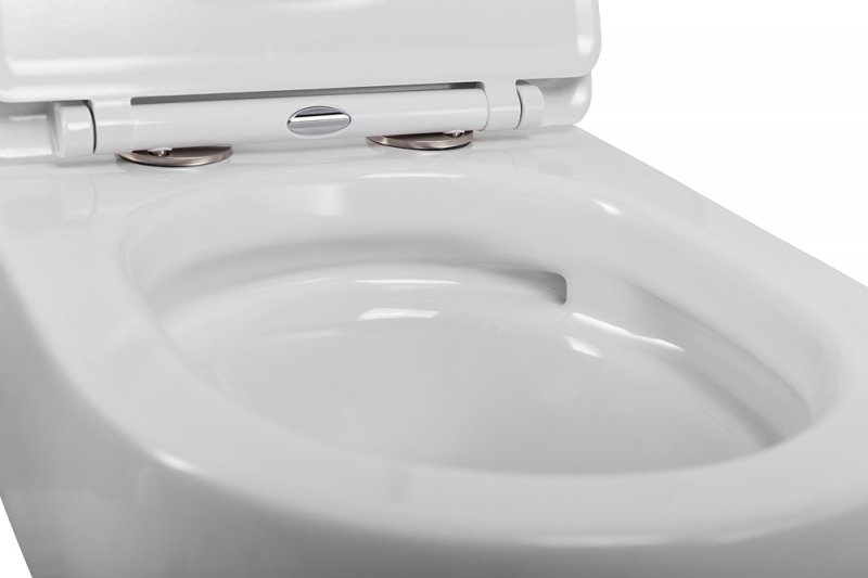 Унитаз подвесной Cezares STYLUS-TOR CZR-6601-TH-TOR безободковый со смывом TORNADO, без крышки-сидения