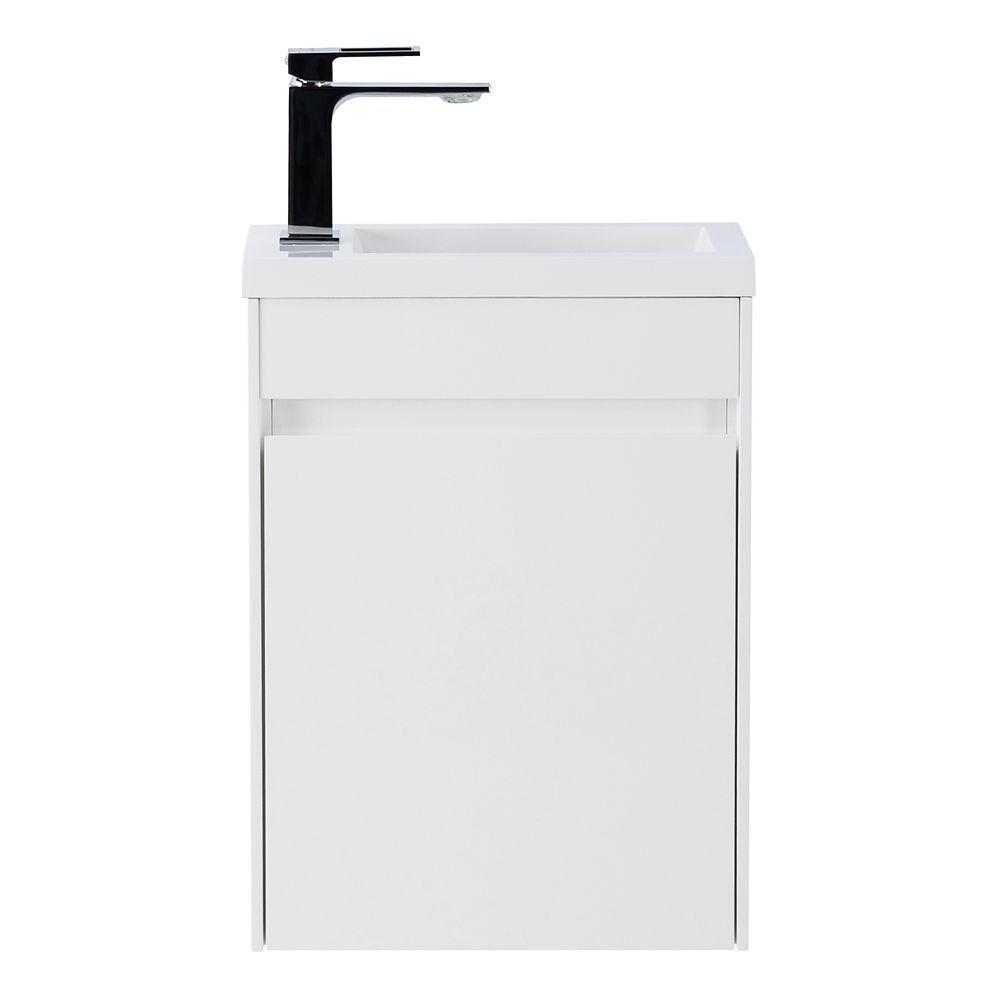 Тумба подвесная под раковину BelBagno PIETRA MINI-400-1A-SO-BL-R