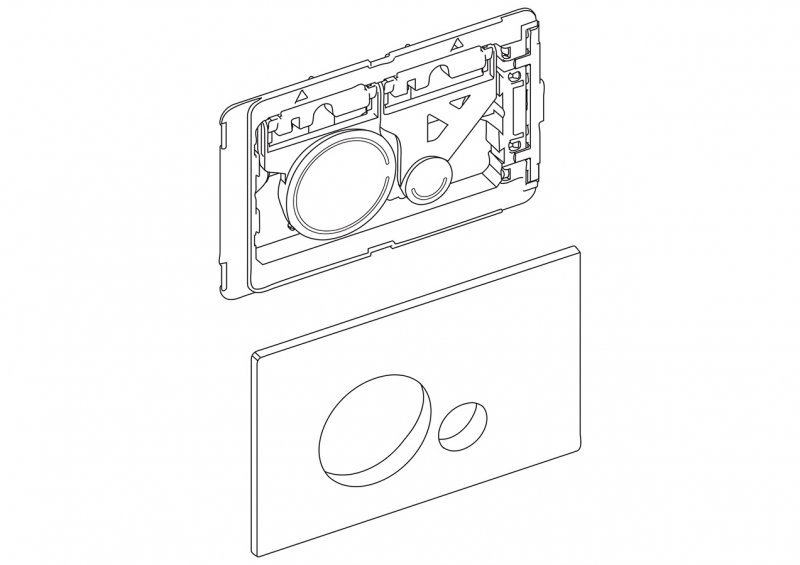 Кнопка смыва BelBagno SFERA BB014-SR-BIANCO