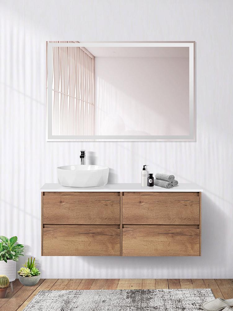 купить Мебель для ванной комнаты со столешницей BelBagno KRAFT-1200 Rovere Tabacco 