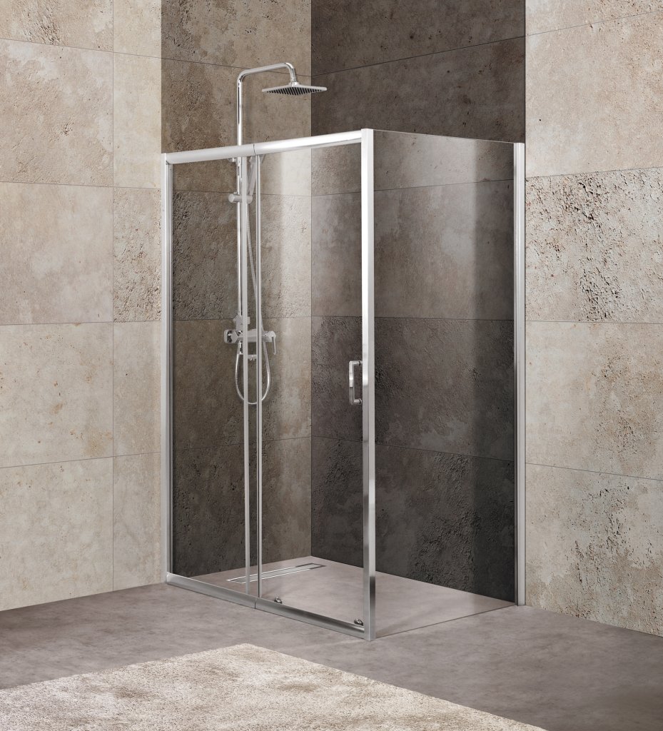 купить Душевой уголок BelBagno UNIQUE-AH-1-100/115-100-C-Cr 