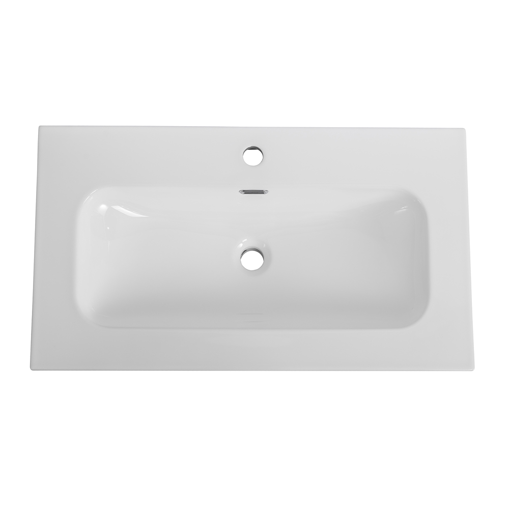 Тумба подвесная CEZARES DUET-N-800-2C-SO-PS-P с раковиной CZR-8073-80, фисташковый софт