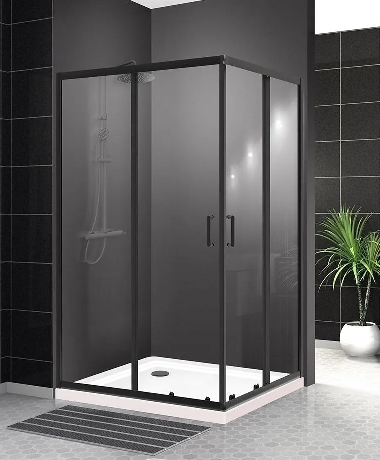 Душевой уголок BelBagno UNO-195-AH-2-120/90-C-NERO