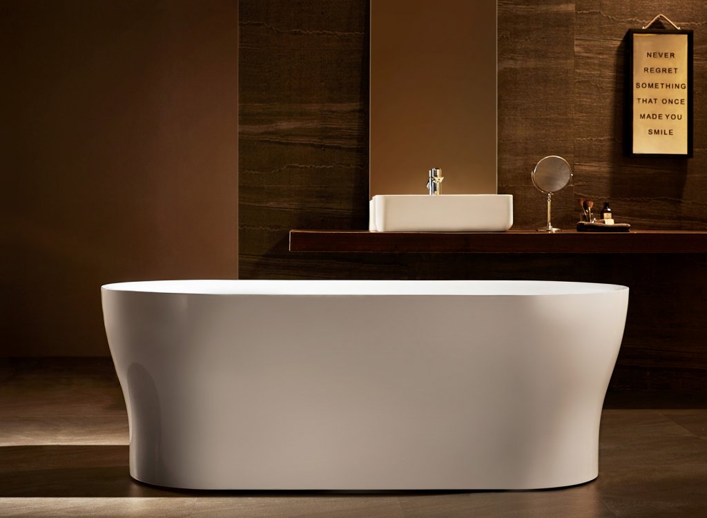 Ванна акриловая отдельностоящая BelBagno BB405-1500-800