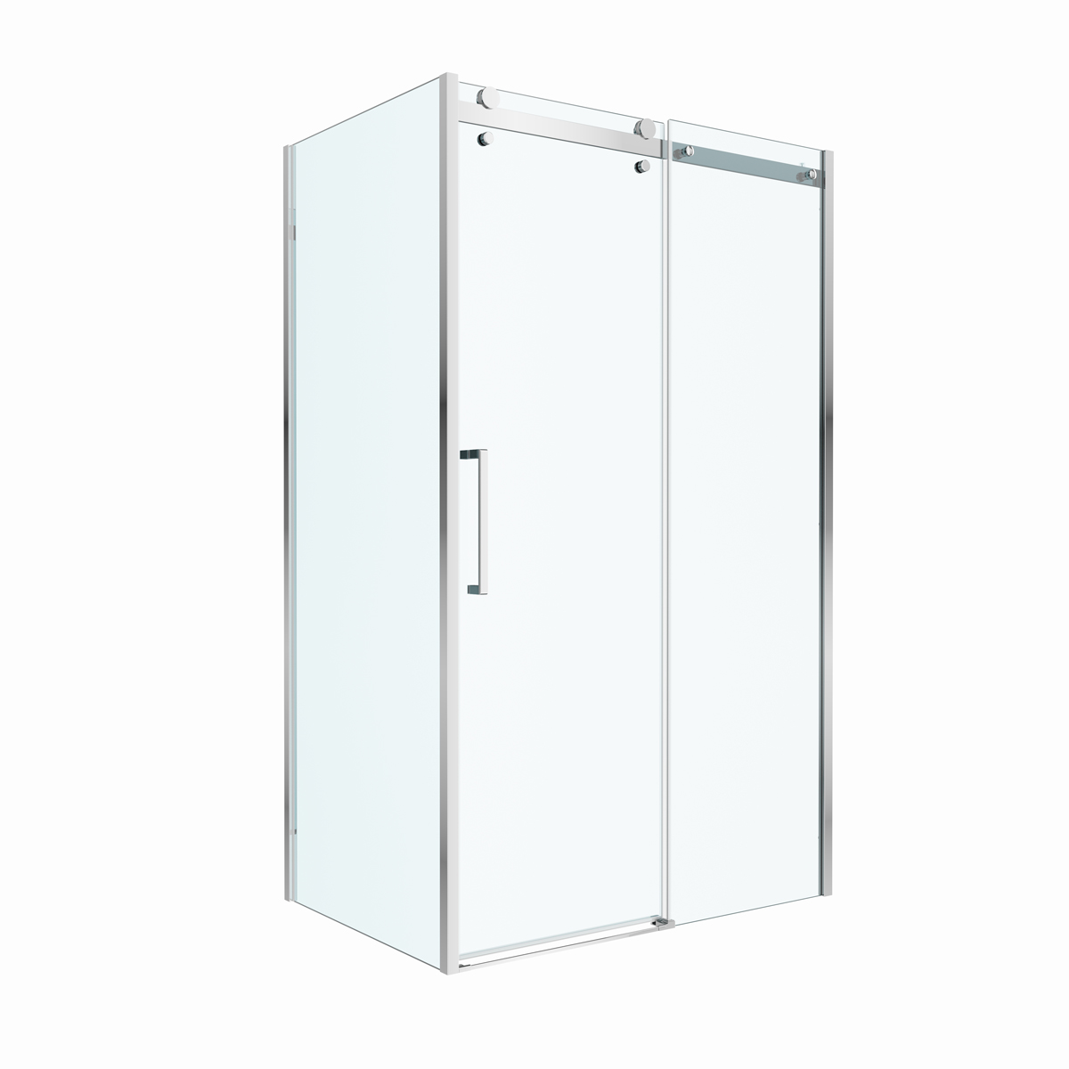 Душевой уголок BelBagno MARINO-2-AH-1-150/90-C-CR 150х90см профиль хром, стекло прозрачное