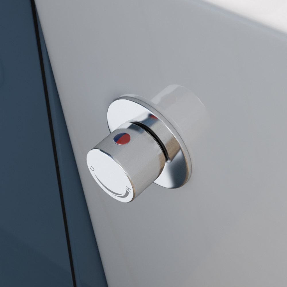 Унитаз подвесной безободковый с сиденьем и функцией биде BelBagno DUE BB3103CHR-BS/SC