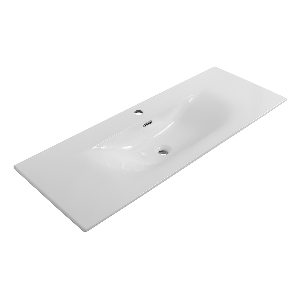 Тумба с раковиной подвесная BelBagno MARINO-CER-N-1200-2C-SO-RG-P Rovere Grigio, раковина белая BB-8099-120