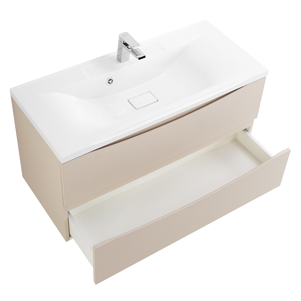 Тумба подвесная с раковиной BelBagno MARINO-1000-2C-SO-CO-P