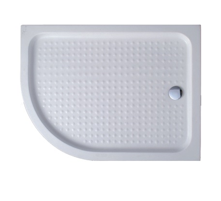 Поддон акриловый 120х80 правосторонний Cezares TRAY-A-RH-120/80-550-15-W-R с сифоном