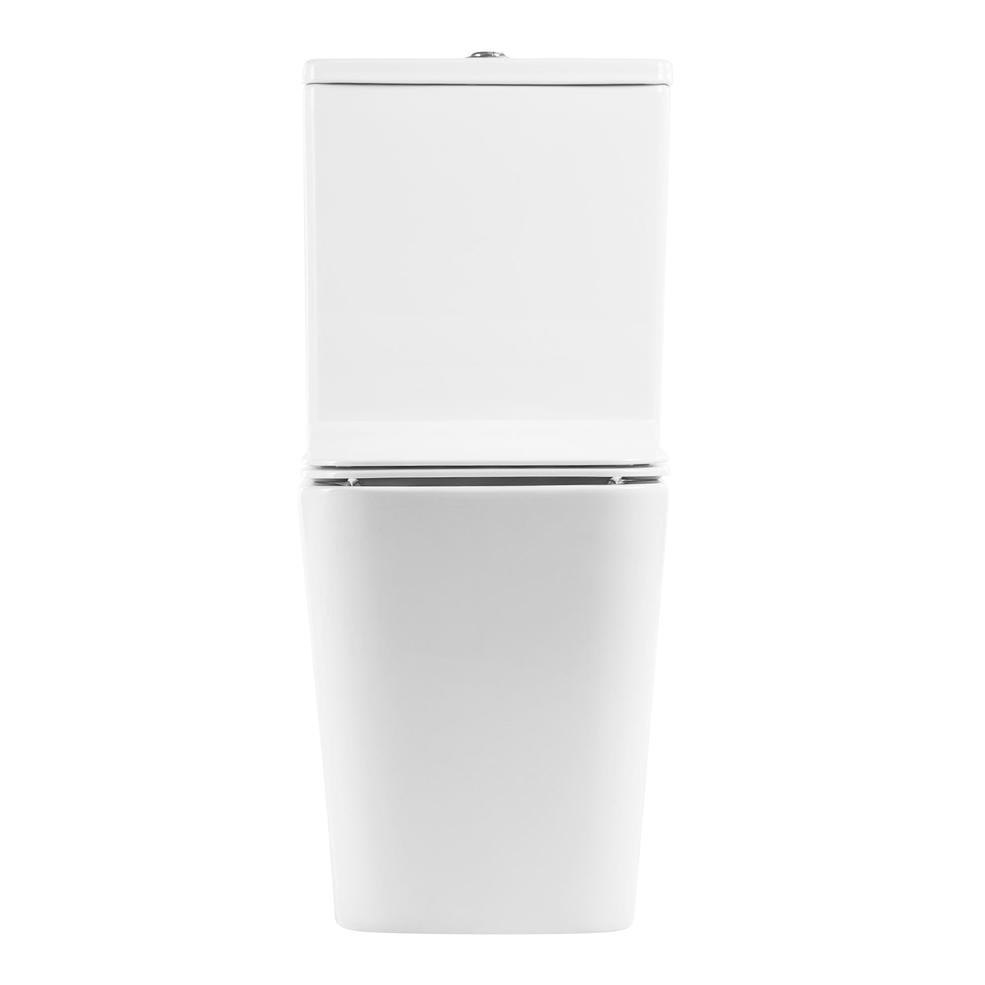 Унитаз-компакт безободковый с сиденьем BelBagno ARDENTE-R BB02093CPR/SC + BB02093T