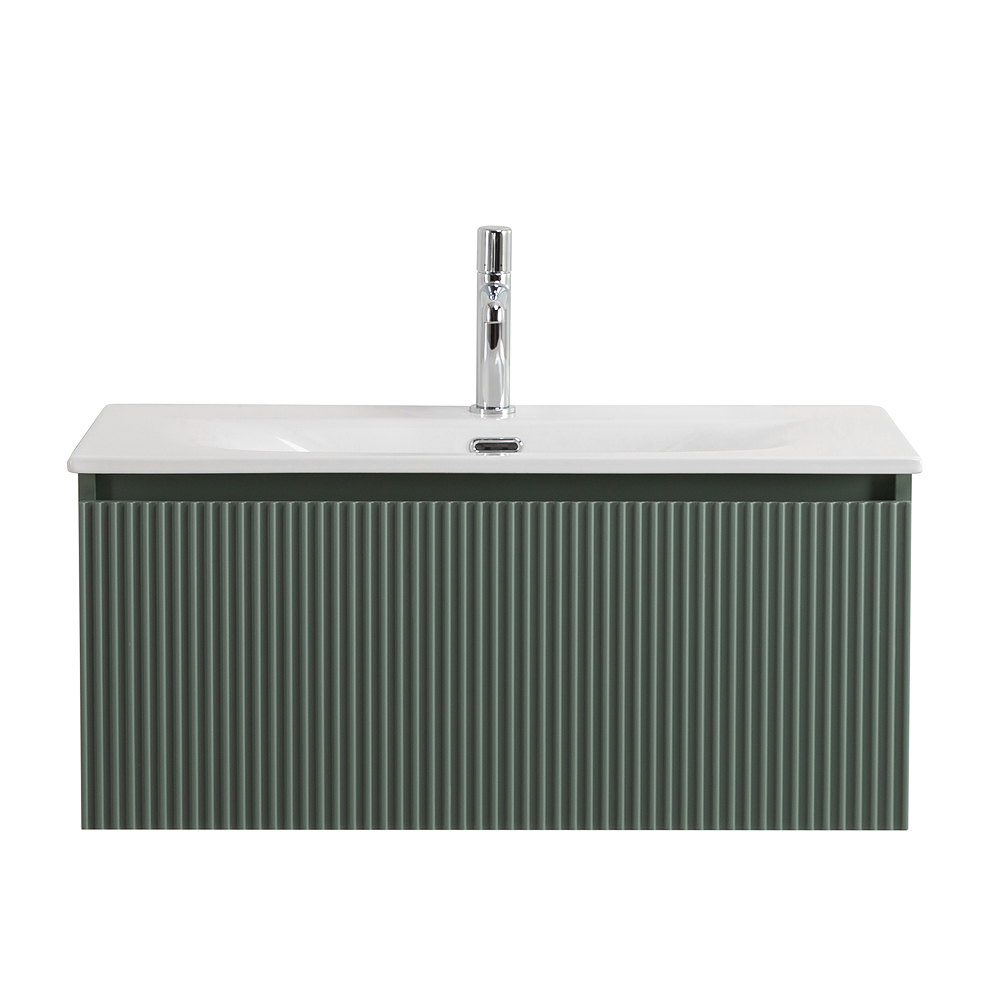 Тумба с раковиной подвесная BelBagno UNO-800-1C-SO-VO Еловый матовый, раковина белая BB-8099-80