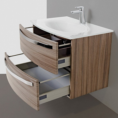 База под раковину с двумя выдвижными ящиками CEZARES COMFORT 54357 Larice