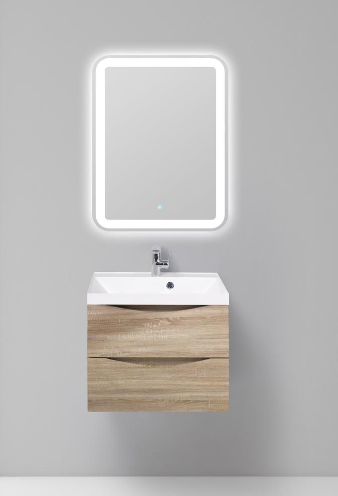 купить Тумба подвесная с раковиной BelBagno MARINO-600-2C-SO-WO-P 