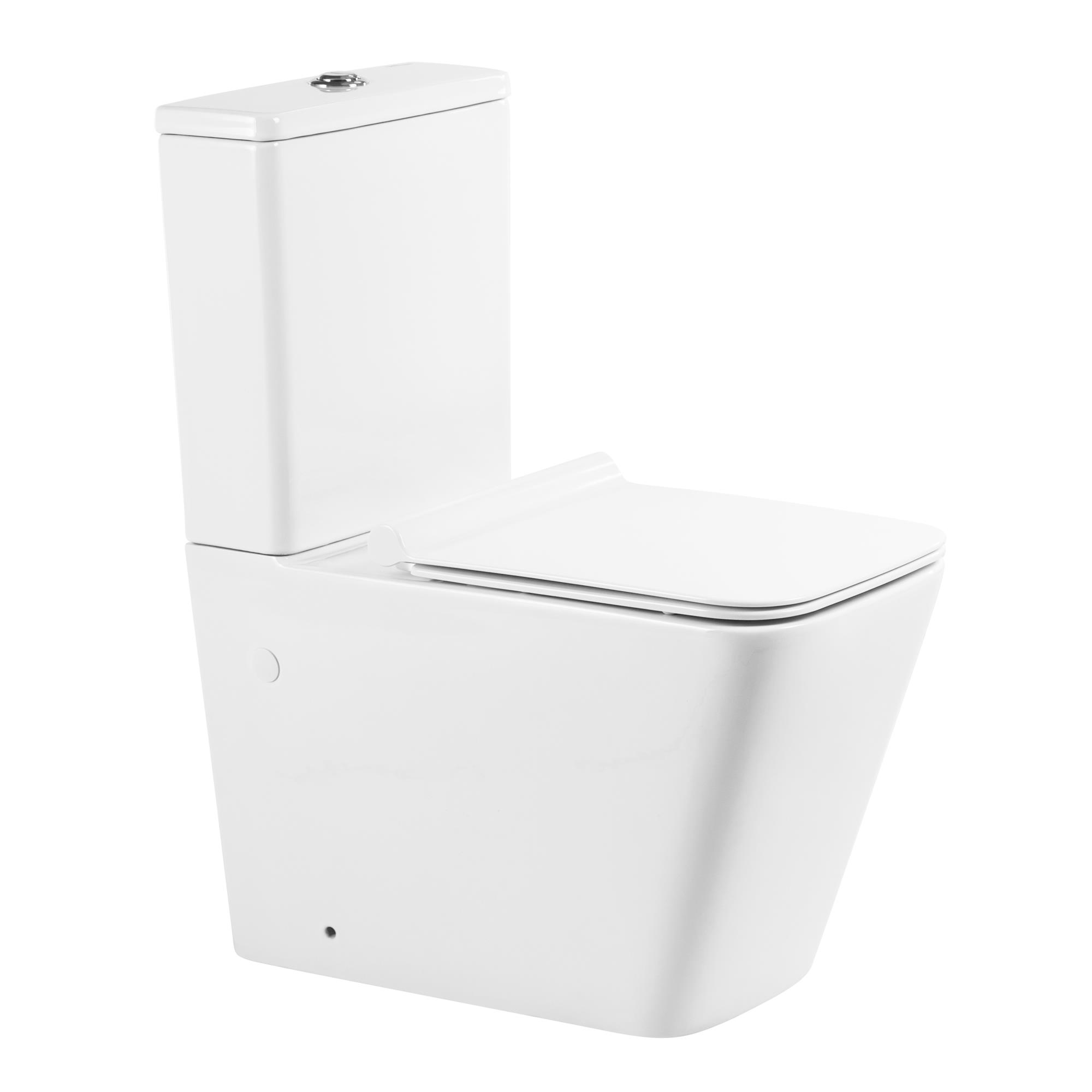 купить Унитаз-компакт безободковый с сиденьем BelBagno ARDENTE-R BB02093CPR/SC + BB02093T 