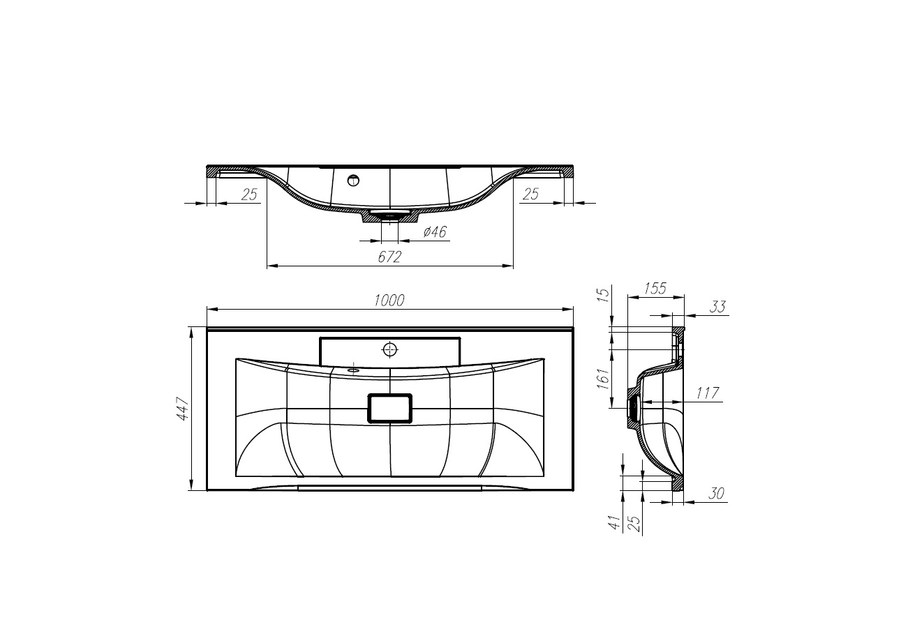 Раковина из литьевого мрамора BelBagno BB1000/445-LV-MR-PR