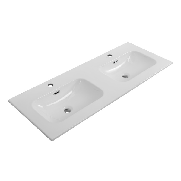 купить Керамическая раковина CEZARES CZR-8073-120-2 с двумя чашами  