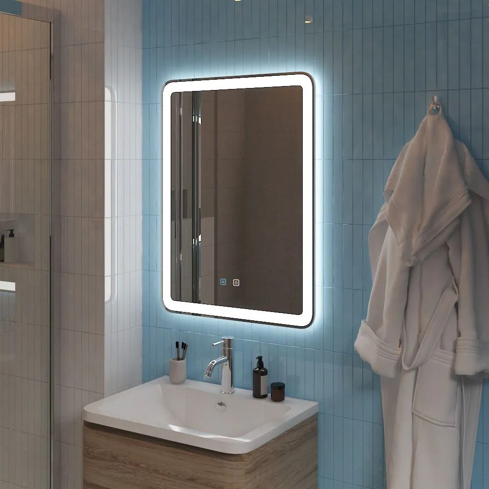 Зеркало BelBagno SPC-MAR-600-800-LED-TCH-SND