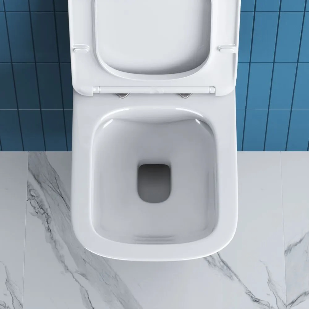 Унитаз безободковый подвесной BelBagno MARMI BB052CHR