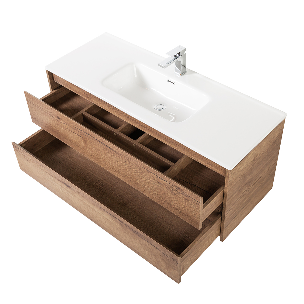 Тумба подвесная с раковиной BelBagno KRAFT-1200-2C-SO-RT