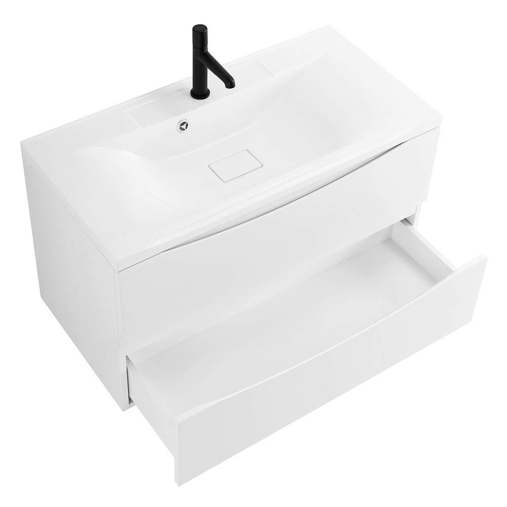 Тумба подвесная с раковиной BelBagno MARINO-1000-2C-SO-BO-P