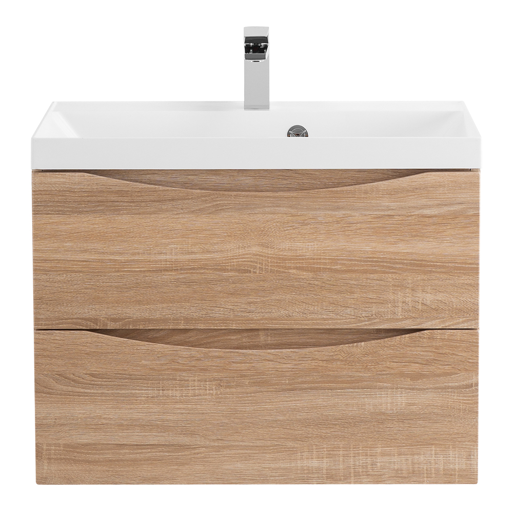 Тумба подвесная с раковиной BelBagno MARINO-600-2C-SO-WO-P