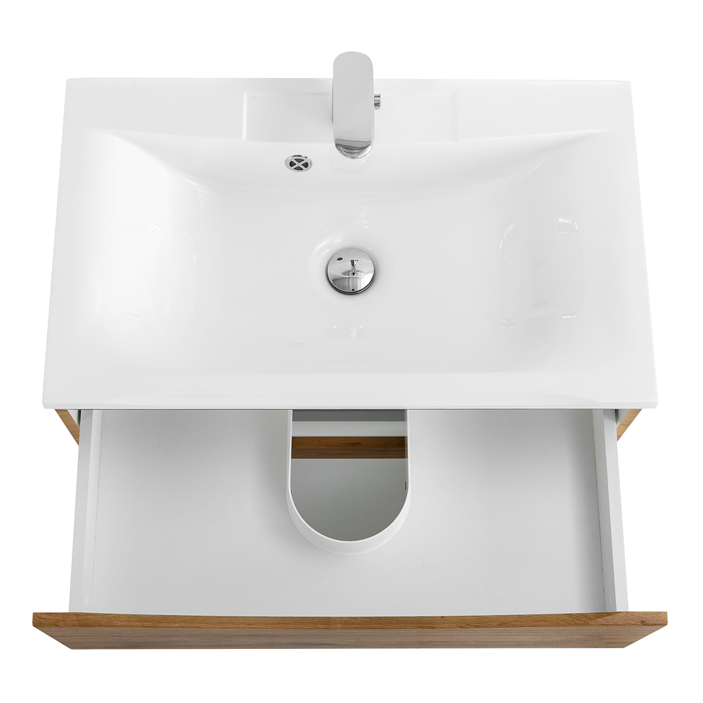 Тумба подвесная с раковиной BelBagno MARINO-750-2C-SO-RN-P