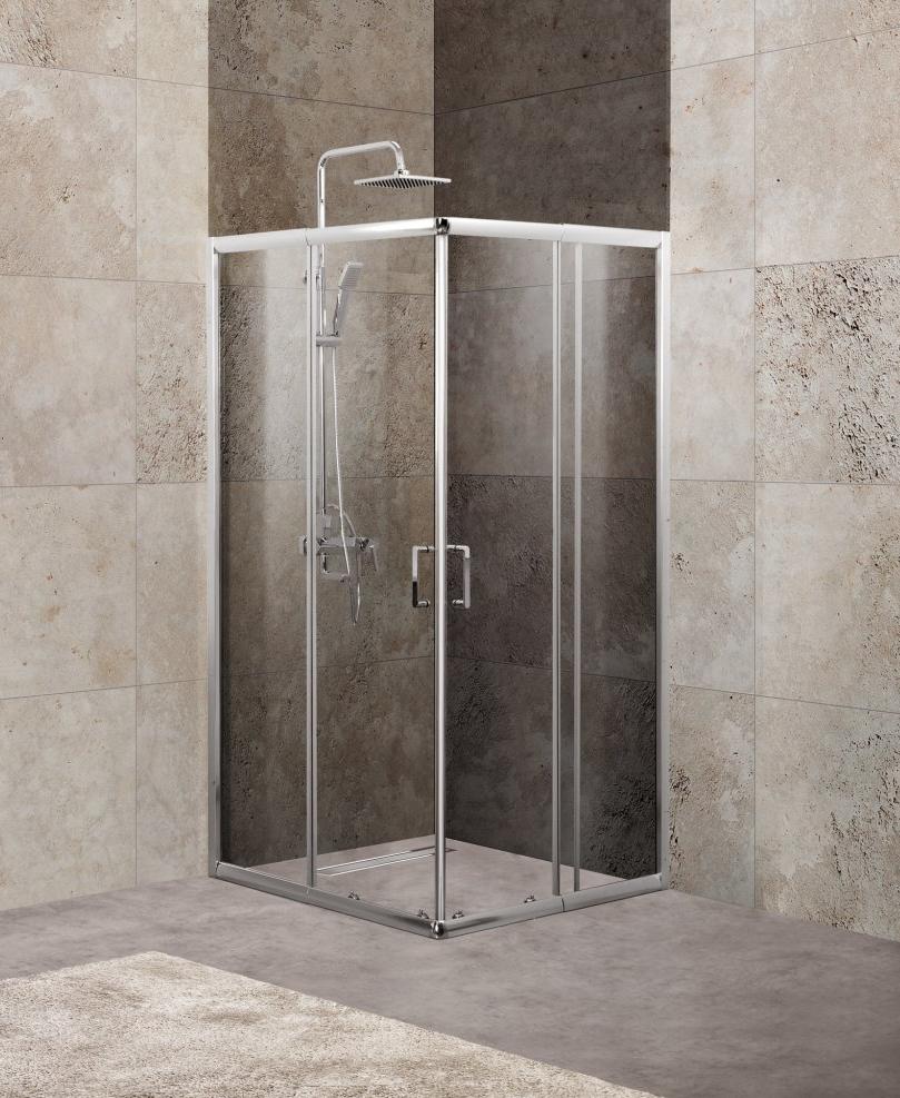 Душевой уголок BelBagno UNIQUE-A-2-85/100-C-Cr