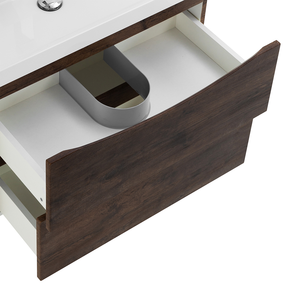 Тумба подвесная с раковиной BelBagno MARINO-600-2C-SO-RW-P