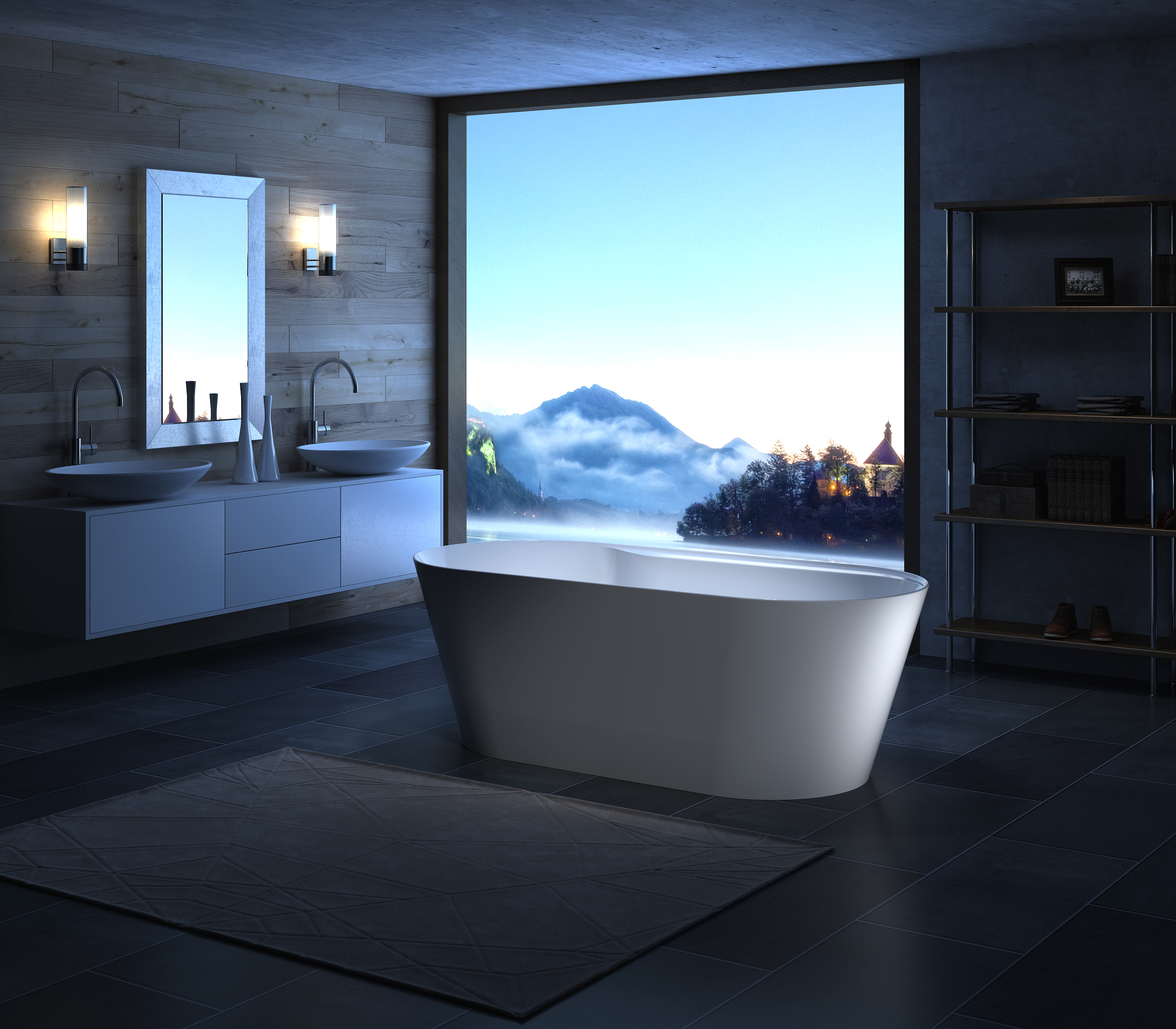 Ванна акриловая отдельностоящая BelBagno BB14