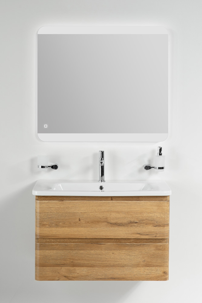 купить Тумба подвесная с керамической раковиной BelBagno ALBANO-CER-1050-2C-SO-RR 